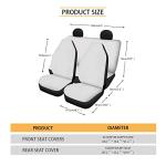 Retro Aztec Car Seat Covers Set for Women