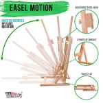 Wooden H-Frame Tabletop Easel for Artists