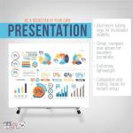 Portable 15" Aluminum Tabletop Display Easel