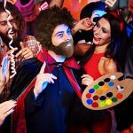 80s Painter Costume Set with Wig & Props