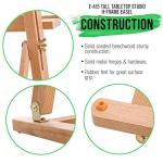 Wooden H-Frame Tabletop Easel for Artists