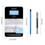 ROCOD Sketch Pencils Set 6B to 4H for Artists