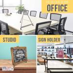 Portable 15" Aluminum Tabletop Display Easel