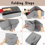 Cute Collapsible Dog Toy Storage Basket with Handles