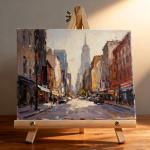 6 Pack of 9 Inch Tabletop Wooden Easels