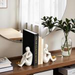 JARLINK Set of 3 Decorative Faux Linen Books