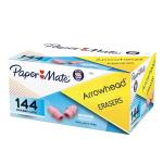 Paper Mate Pink Pearl Cap Erasers, 144 Count
