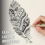 Mr. Pen Black Fineliners, Ultra Fine Tip, 4 Pack