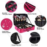 Large Makeup Train Case with Adjustable Dividers