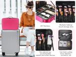 Large Makeup Train Case with Adjustable Dividers