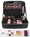 Large Waterproof Makeup Case and Brush Holder