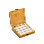 Watercolor Wooden Palette Box with Half Pans