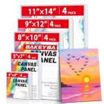BAKEYBA 20-Pack Canvas Boards for Painting
