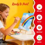BAKEYBA 20-Pack Canvas Boards for Painting