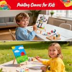 BAKEYBA 20-Pack Canvas Boards for Painting