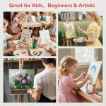 BAKEYBA 20-Pack Canvas Boards for Painting