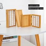 Watercolor Wooden Palette Box with Half Pans