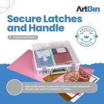 ArtBin Super Satchel Clear Craft Organizer Box