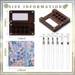 Mini Portable Watercolor Palette Set with Accessories