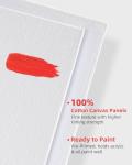 32-Pack Kids' Paint Canvas Boards - 100% Cotton