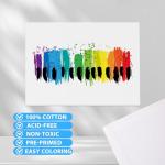 Set of 12 Blank Painting Canvas Boards