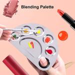 Stainless Steel Makeup Mixing Palette and Spatula