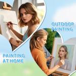 Set of 12 Blank Painting Canvas Boards