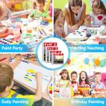 ESRICH 12-Pack Blank Canvas Boards for Painting