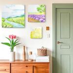 Set of 12 Blank Painting Canvas Boards