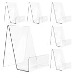 Aredpoook 6 Pack Clear Acrylic Display Stands