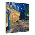 Cafe Terrace at Night Canvas Print by Van Gogh