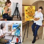Portable Adjustable Aluminum Easel with Bag