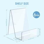 Aredpoook 6 Pack Clear Acrylic Display Stands