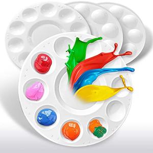 Hulameda 4-Pack Plastic Paint Trays for Kids