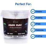 Moldable Cosplay Foam Clay - High Density White