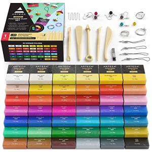 ARTEZA Polymer Clay Kit – 42 Colors & Tools