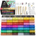 ARTEZA Polymer Clay Kit – 42 Colors & Tools