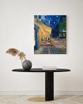Cafe Terrace at Night Canvas Print by Van Gogh