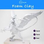 Moldable Cosplay Foam Clay - High Density White