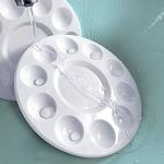 Hulameda 4-Pack Plastic Paint Trays for Kids