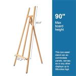 Adjustable Beechwood A-Frame Artist Easel