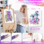 Bulk Watercolor Paper Pack - 250 Sheets, 9"x12