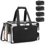 Relavel Clear Makeup Organizer with Adjustable Dividers