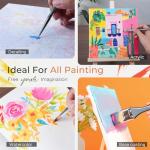 Nicpro 40 PCS Paint Brush Set for Artists