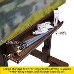 Extra Large Beech Wood H-Frame Studio Easel