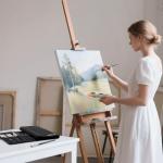 Nicpro 40 PCS Paint Brush Set for Artists