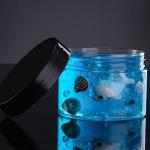 Satinior 12 Pack Clear Plastic Storage Jars