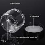 Satinior 12 Pack Clear Plastic Storage Jars