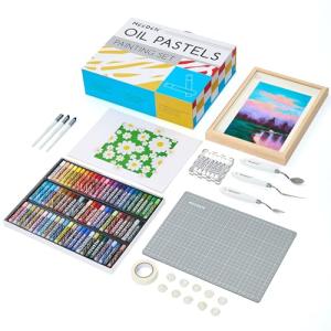 MEEDEN 102-Piece Oil Pastel Set with 72 Colors