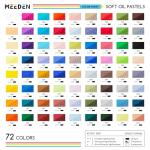 MEEDEN 102-Piece Oil Pastel Set with 72 Colors